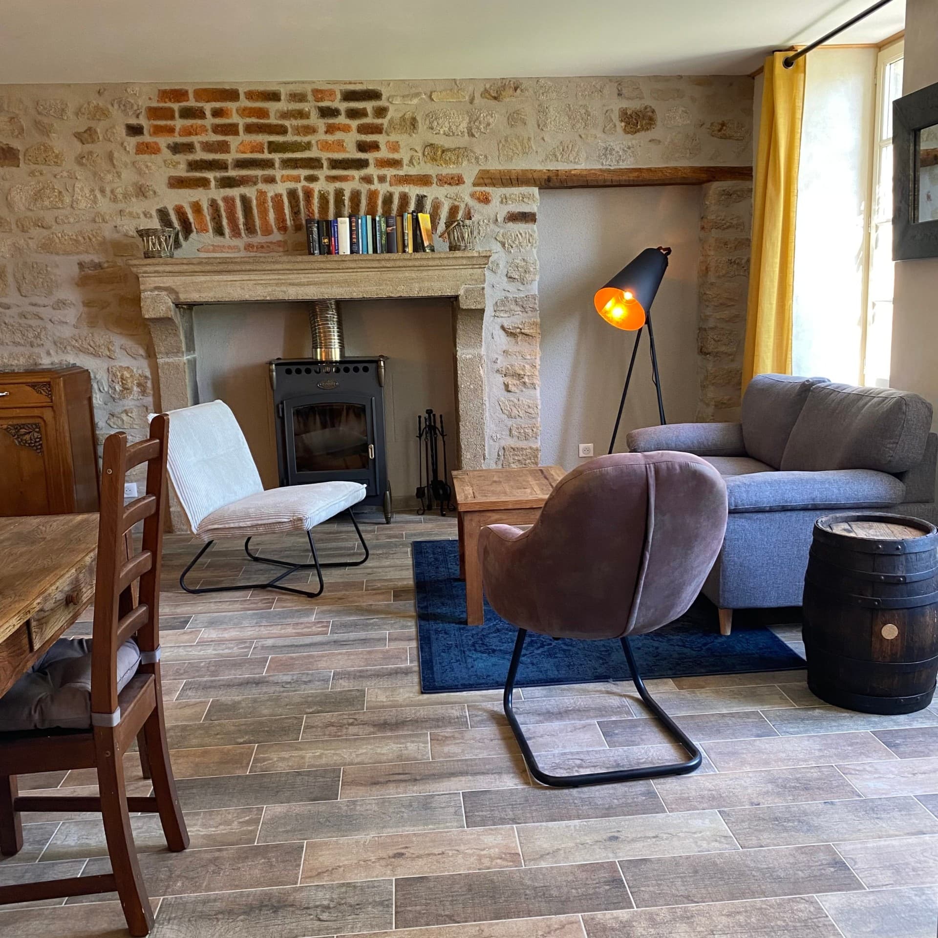 Gîte living room